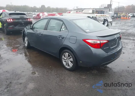 2014 Toyota Corolla Le Eco Plus z USA, uszkodzony, nr VIN 2T1BPRHEXEC109863
